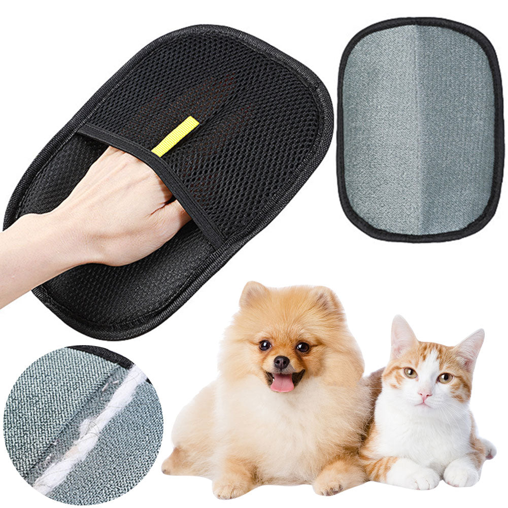 Pet Hair Remover Glove – Fur Cleaning & Deshedding Mitt